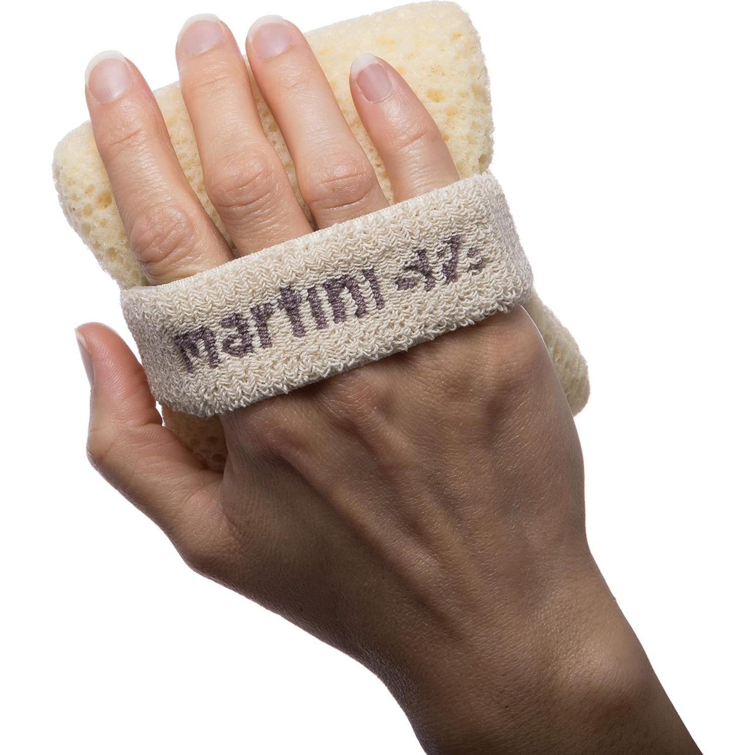 Esponja Exfoliante para Cuerpo MartiniSPA - 2 Unidades Beige