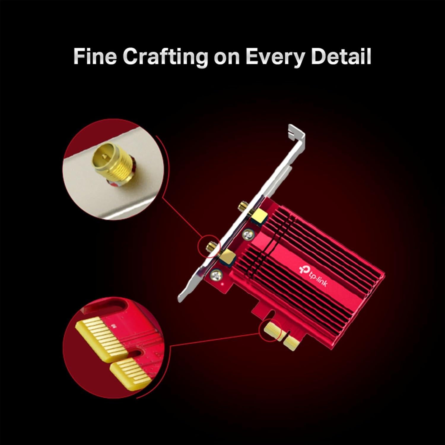 TP-Link Archer TX3000E Tarjeta WiFi 6 PCIe 2400Mbps Bluetooth 5.3