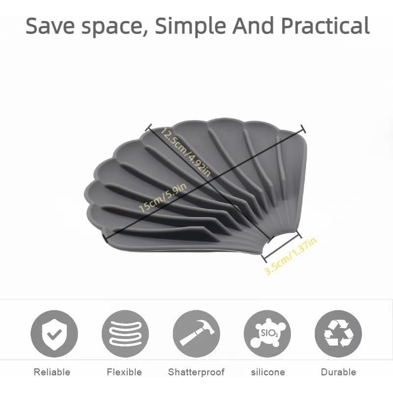 Alfombrilla de Jabón Antideslizante YGB - Silicona Amarillo Crema