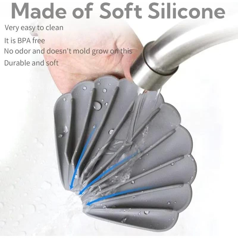 Alfombrilla de Jabón Antideslizante YGB - Silicona Amarillo Crema