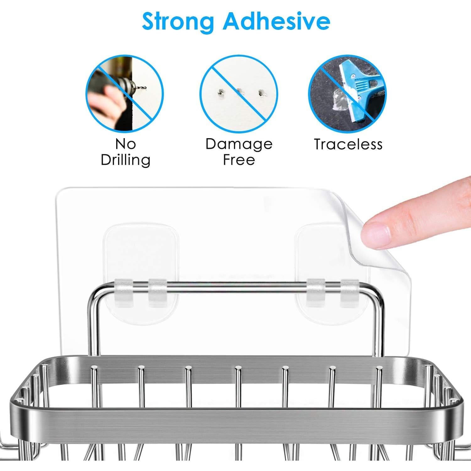 Soporte para Jabón ODesign Acero Inoxidable 6 Ganchos Plata