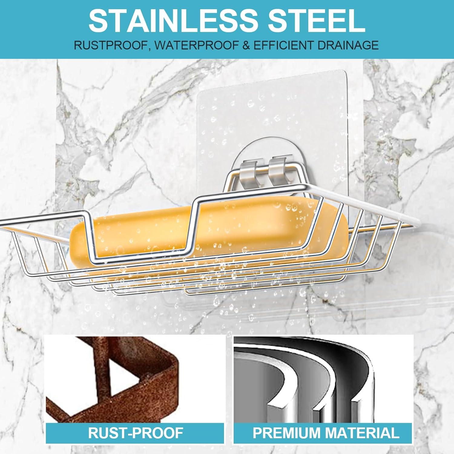 Soporte para Jabón de Acero Inoxidable LBshmao-D 14x9.9cm