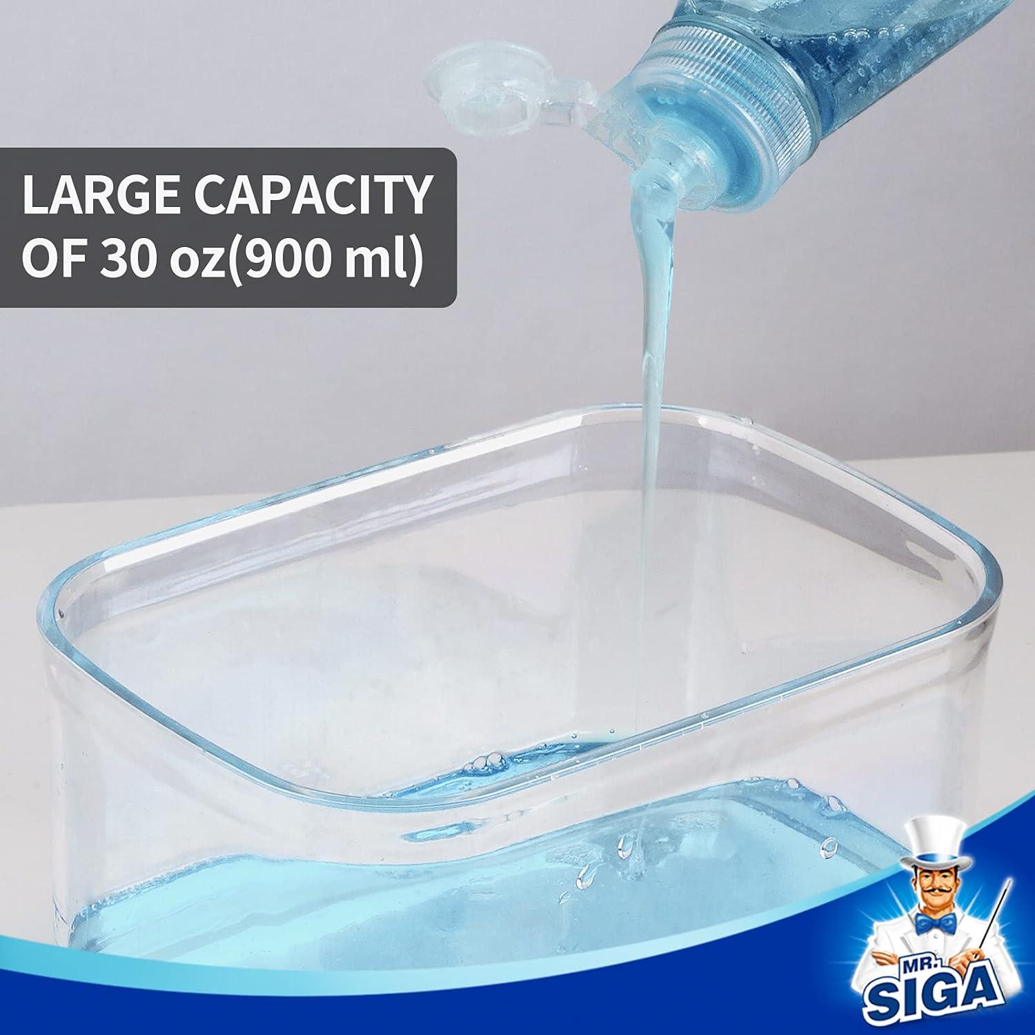 Dispensador de Jabón MR.SIGA 900ml con Soporte para Esponjas