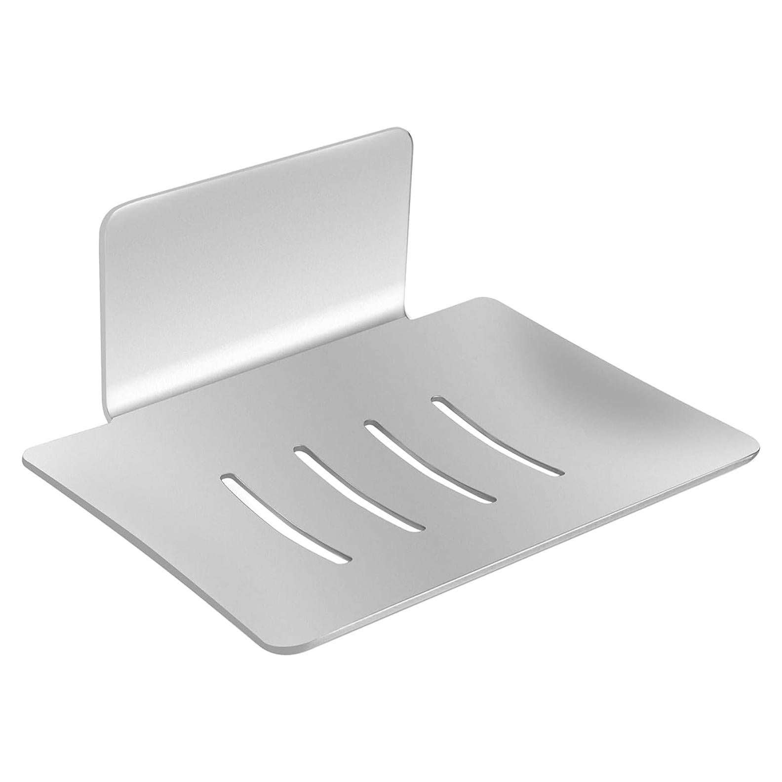 Jabonera Autoadhesiva ReignSword de Acero Inoxidable 12x8.5cm