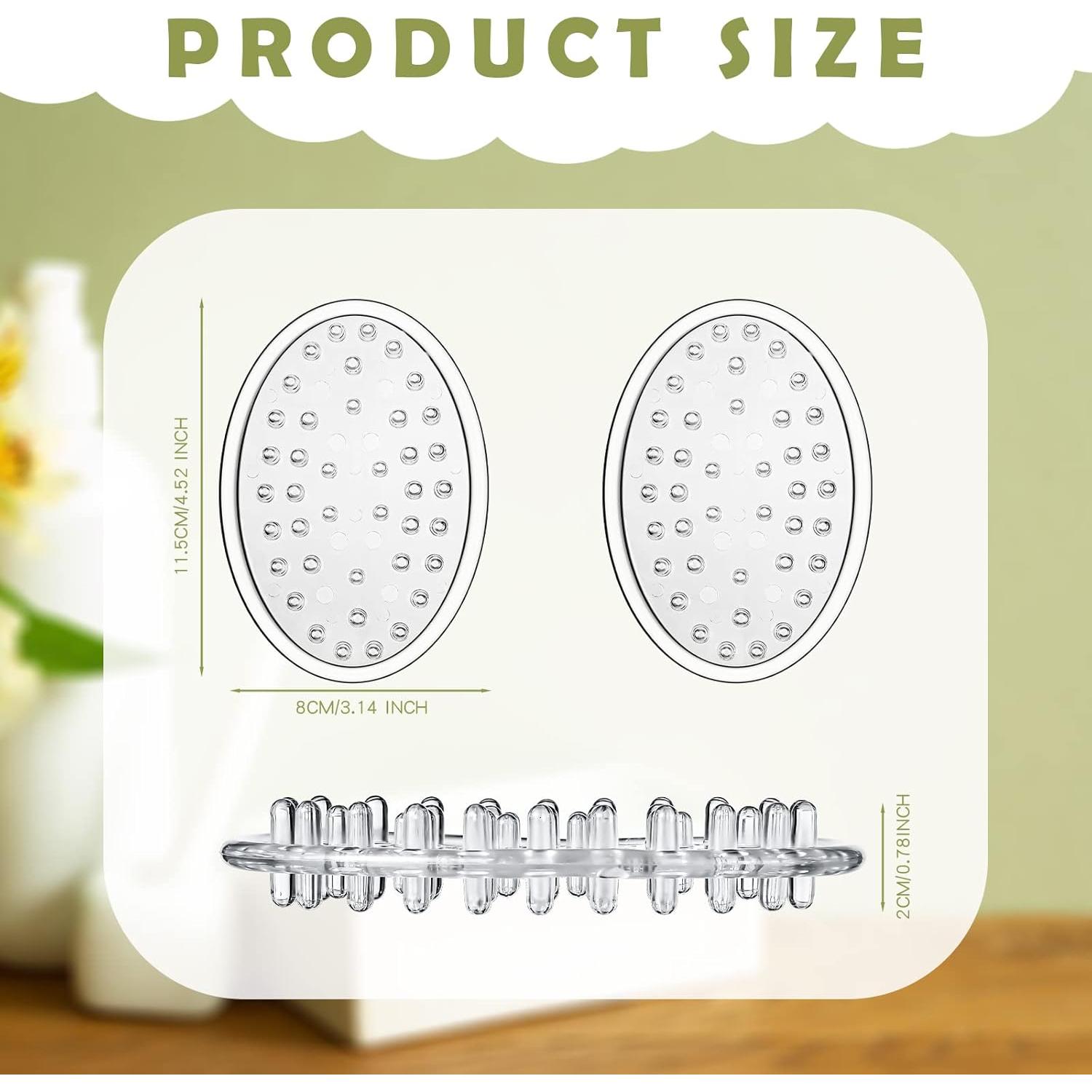 Juego de 10 Platos de Jabón de Plástico Antideslizantes Maitys