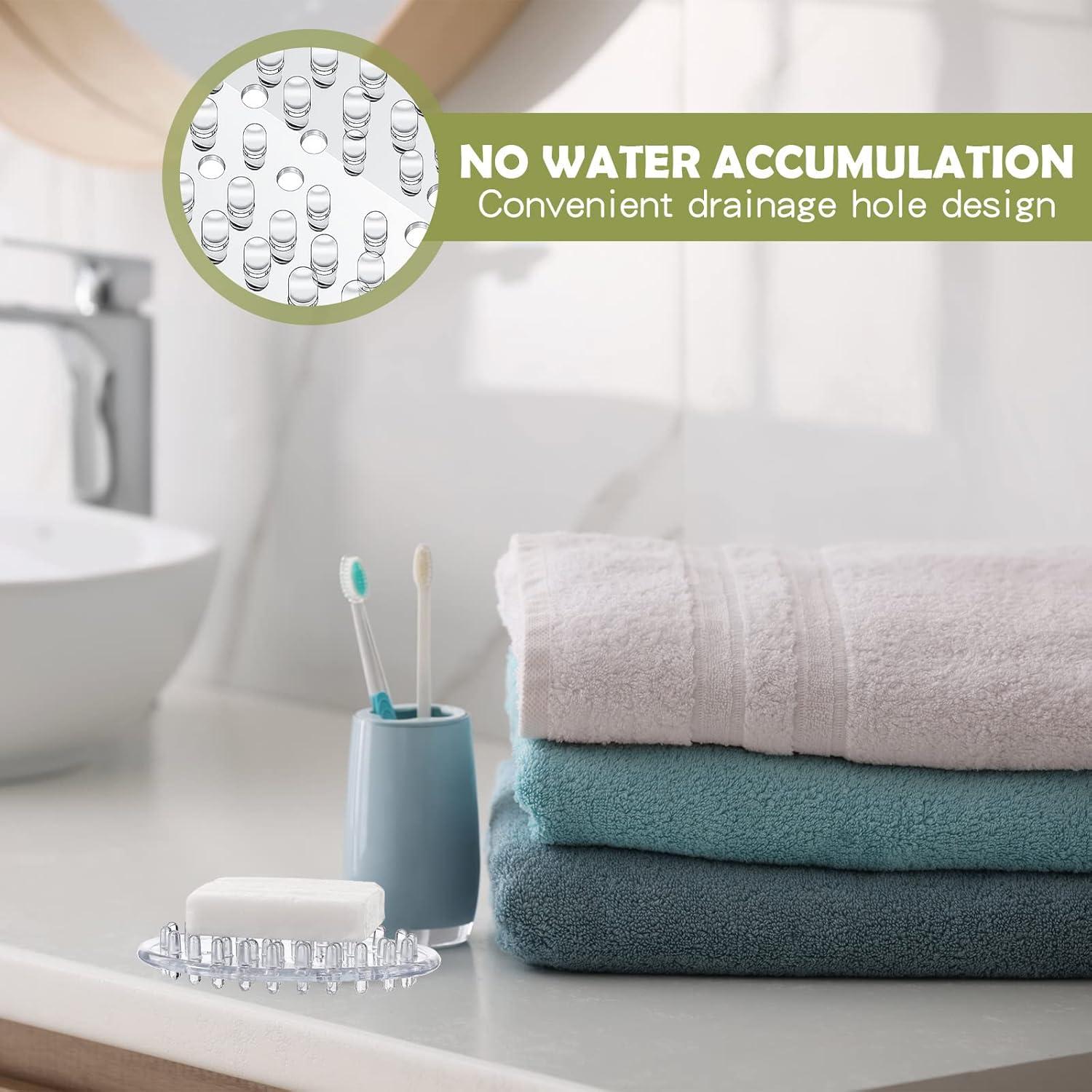 Juego de 10 Platos de Jabón de Plástico Antideslizantes Maitys