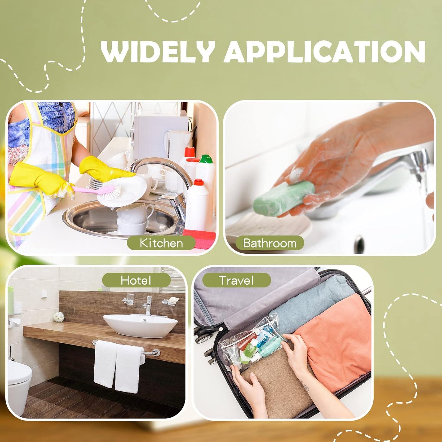 Juego de 10 Platos de Jabón de Plástico Antideslizantes Maitys