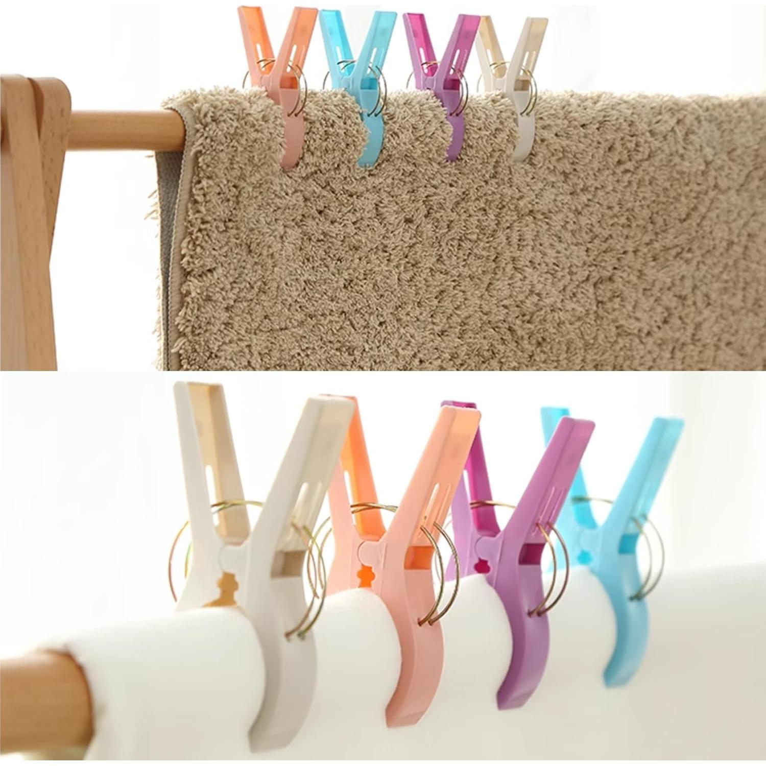 Paquete de 8 Clips para Toallas de Playa Criativo Live - 11 cm