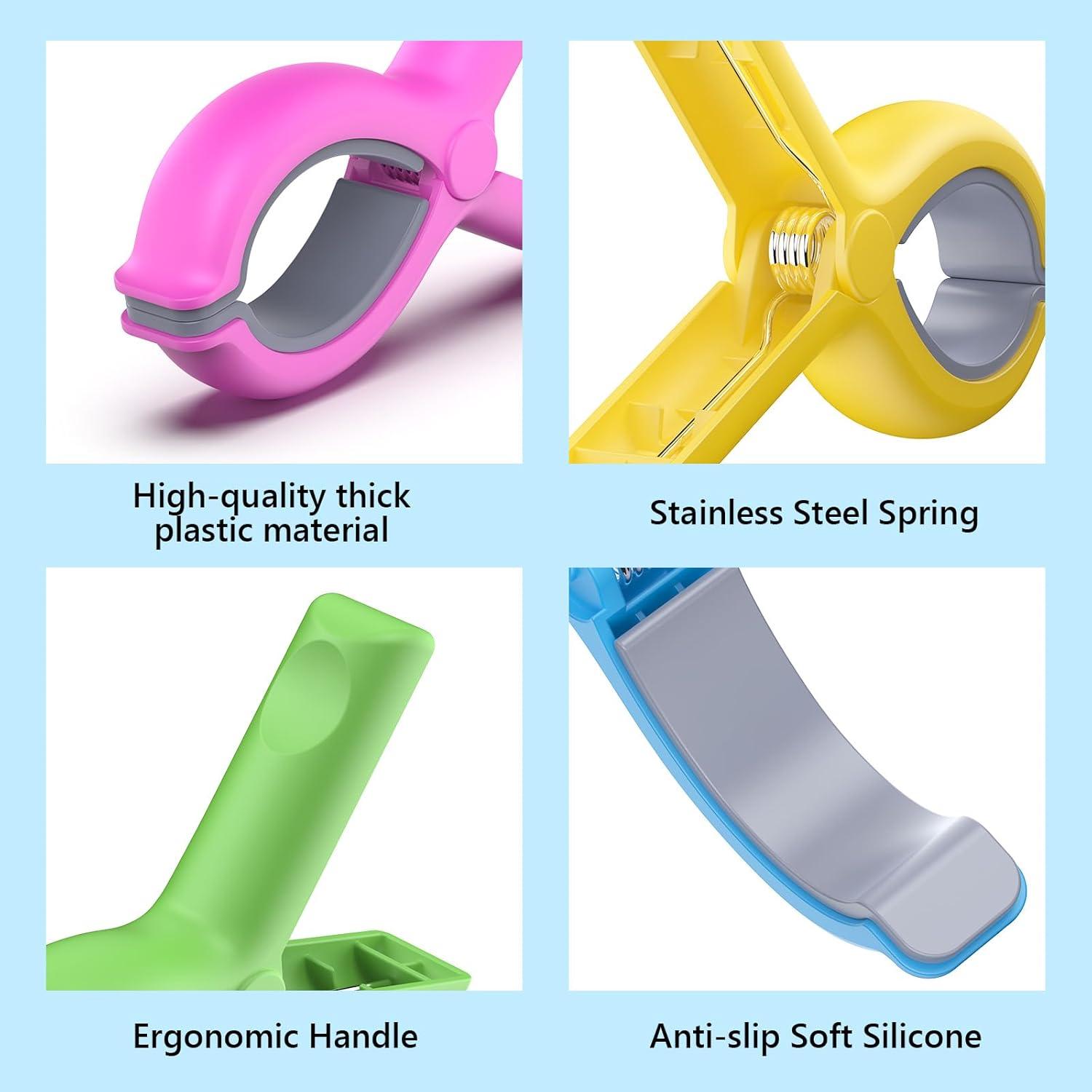 Paquete de 8 Clips de Toalla de Playa DIDISHU 13.1 oz