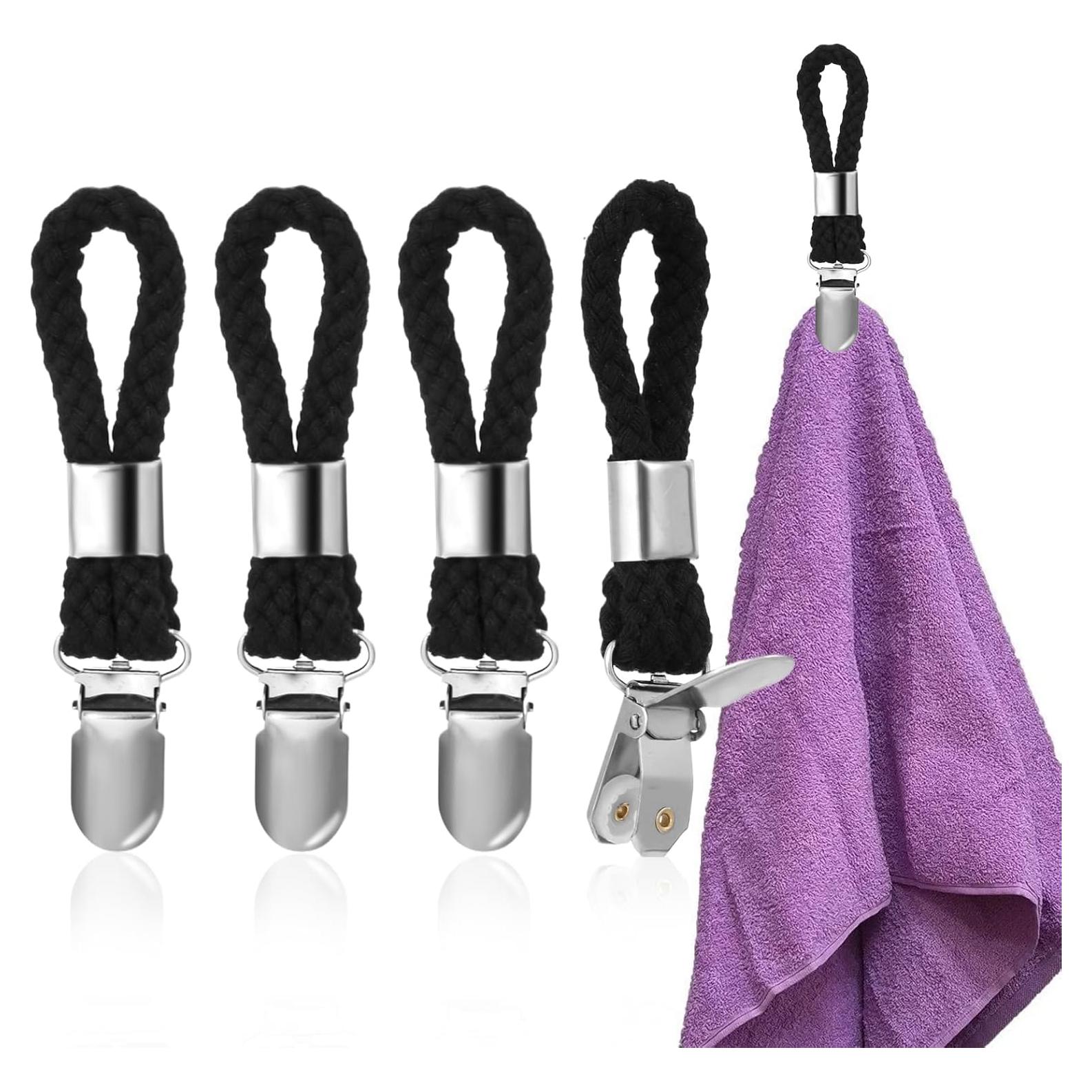 Juego de 4 Clips para Toallas de Cocina Nogeqi - Soporte Pared