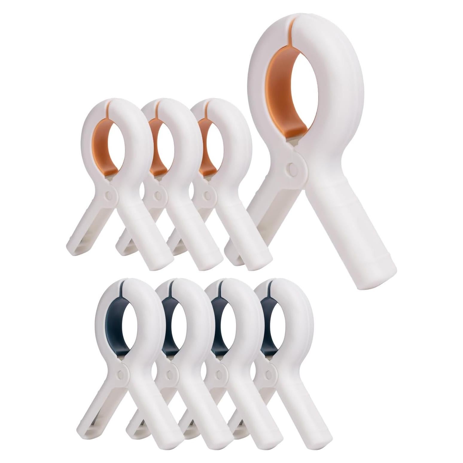 Clips Grandes para Toallas de Playa Papimats - 8 Piezas