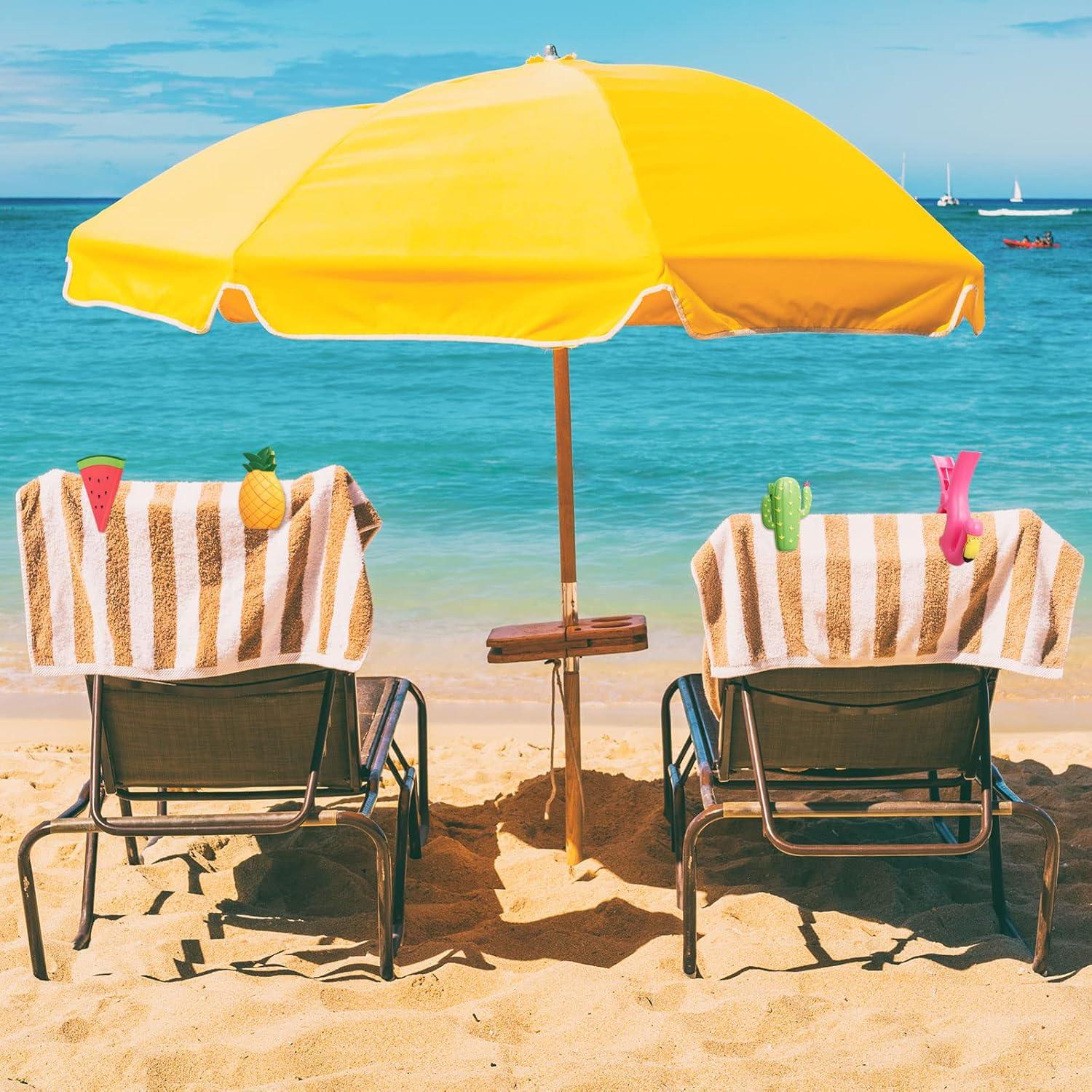 Clips para Toallas de Playa Rozer 16 Pcs Diseño Verano