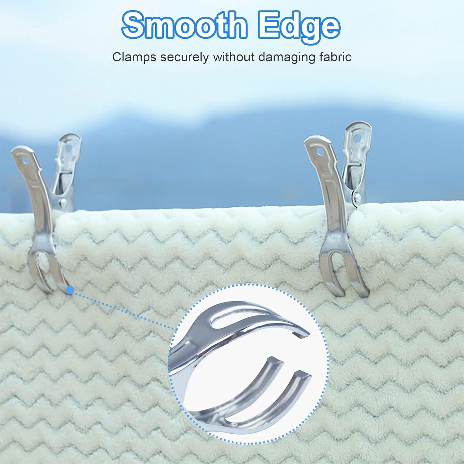 Clips para Sillas de Toalla de Playa Coideal - 10 Piezas 11 cm