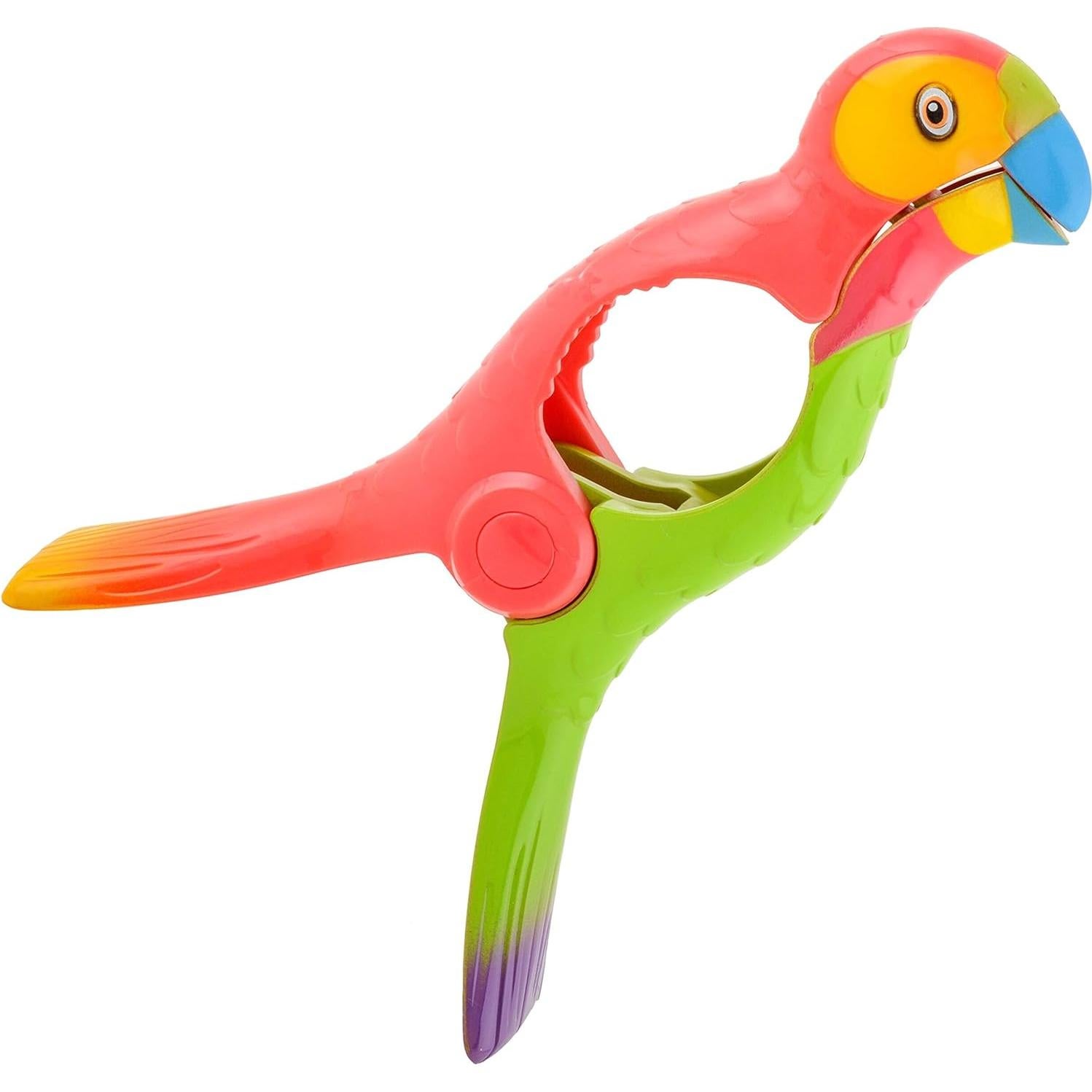 Clips para Toallas de Playa O2COOL - Paquete de 2 Loro/Cóctel