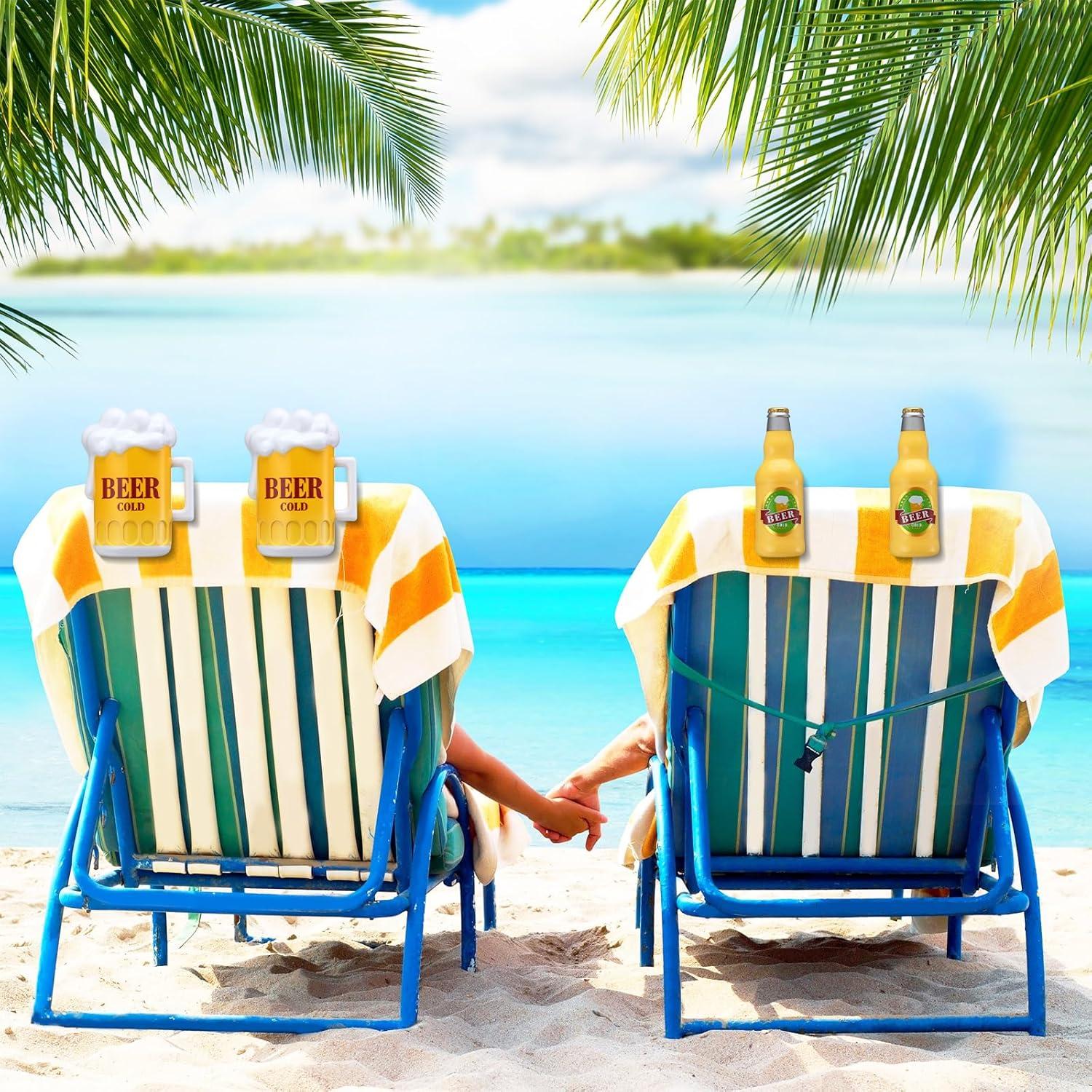 Clips para Toallas de Playa Honoson - 12 Pcs Vibrantes