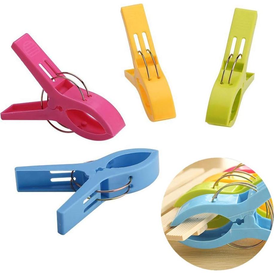 Clips para Toallas de Playa KSPOWWIN - Paquete de 20 Jumbo