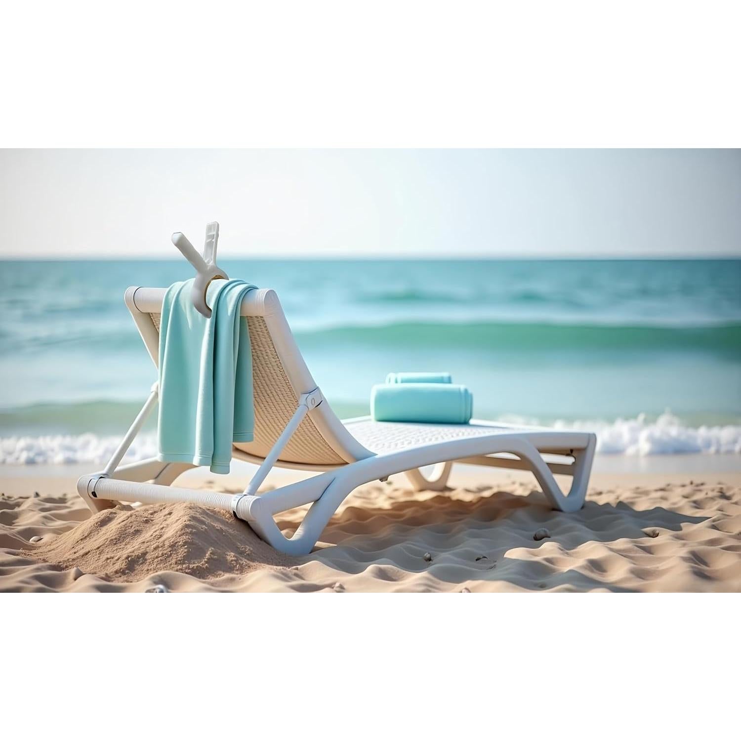 Pinzas de Playa Antideslizantes FANBODTA - Paquete de 8 Piezas