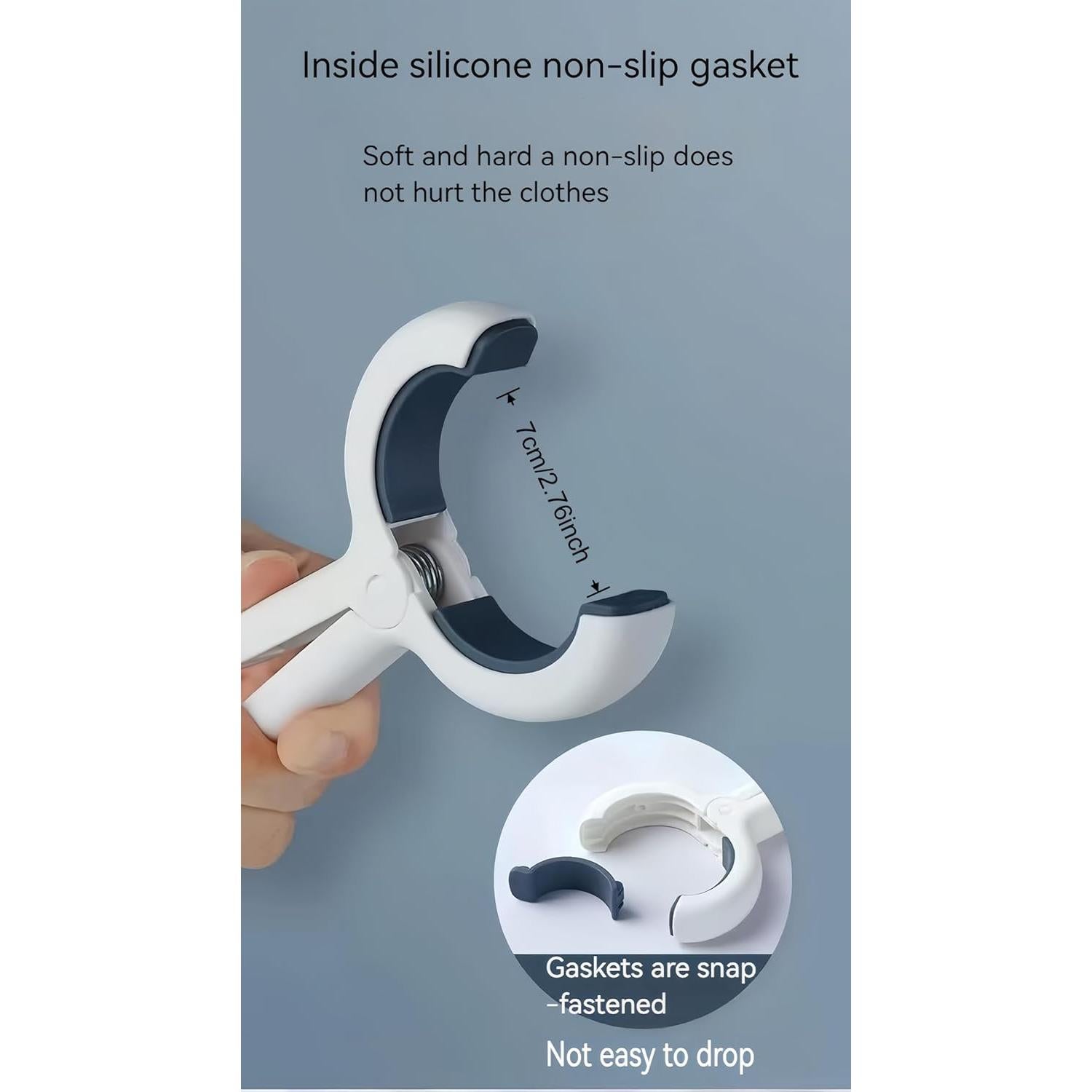 Pinzas de Playa Antideslizantes FANBODTA - Paquete de 8 Piezas