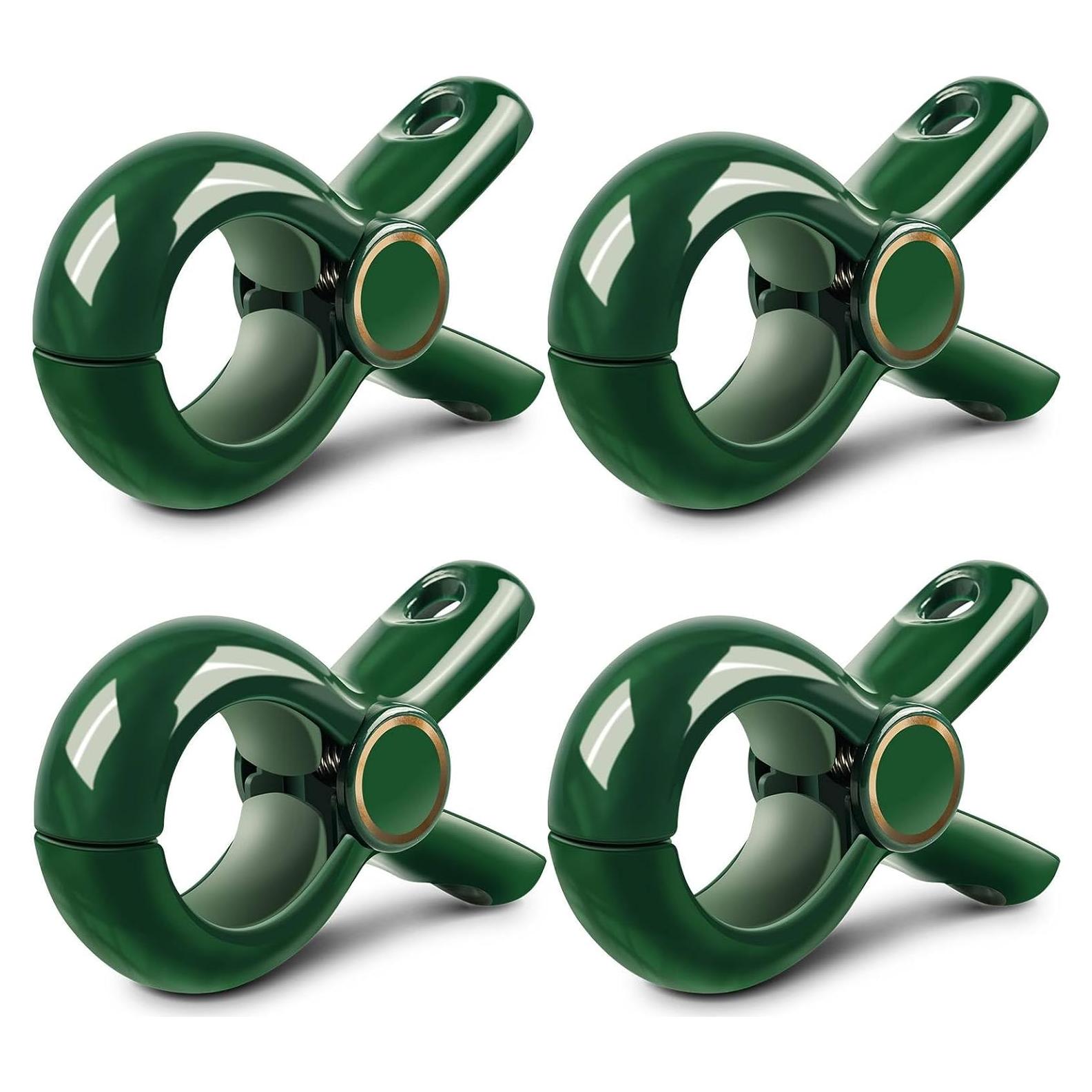 Pinzas para Toallas de Playa Dreecy Jumbo Verde 4 Pcs