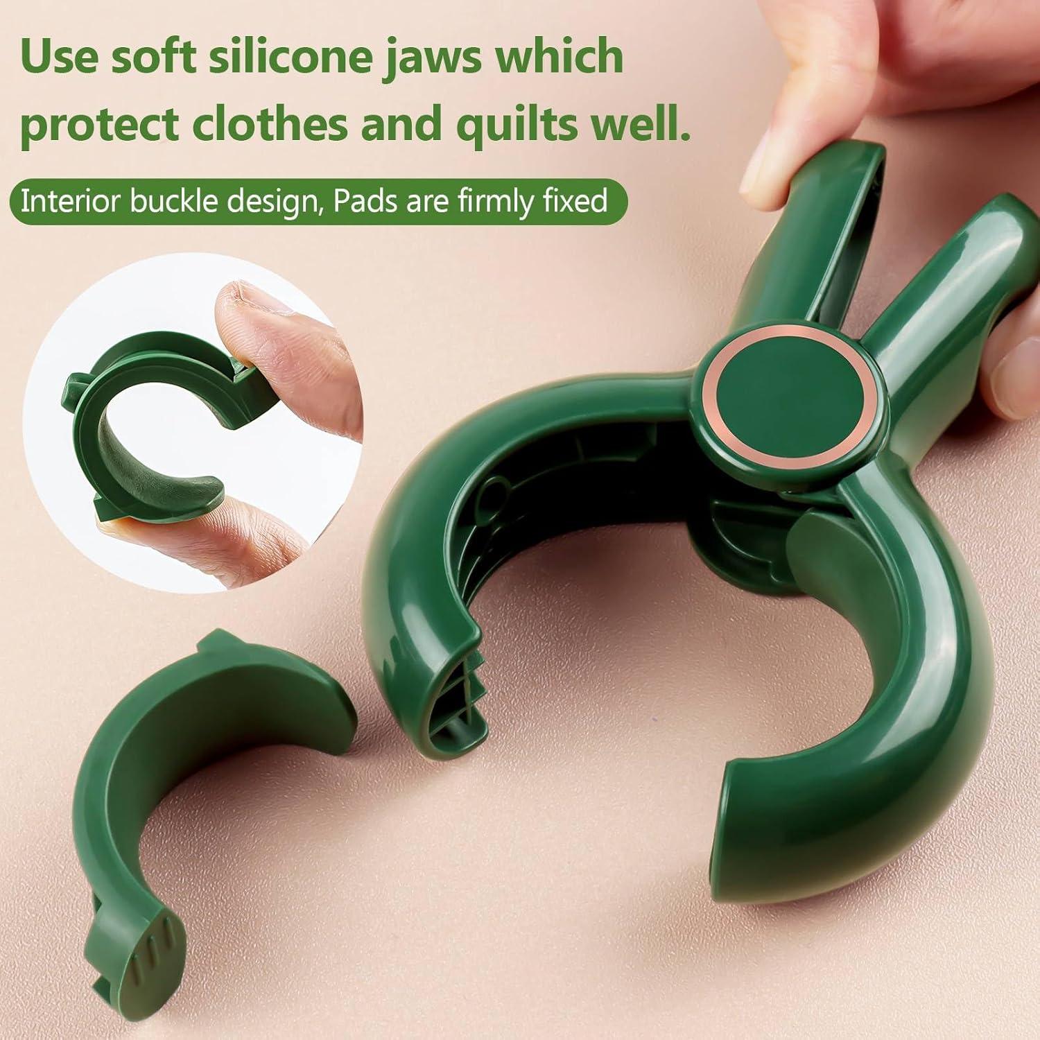 Pinzas para Toallas de Playa Dreecy Jumbo Verde 4 Pcs