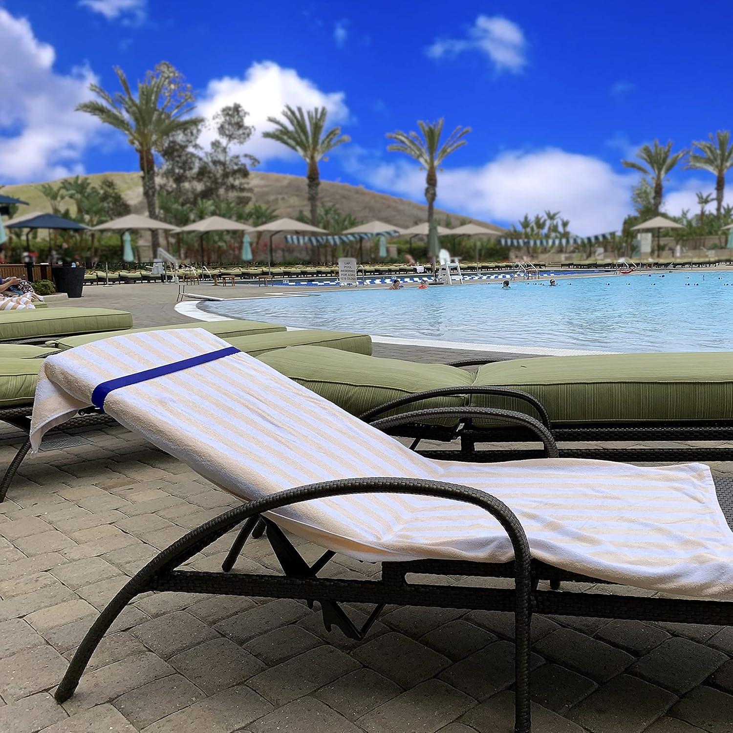 Banda de Toalla Cruise On para Sillas de Playa - Paquete de 2