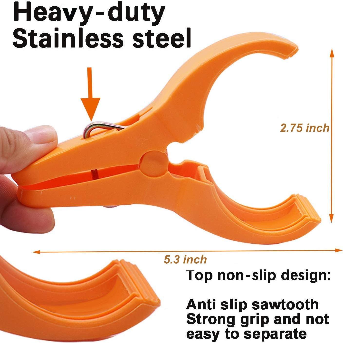 Clips de Toalla de Playa Jumbo IELEK - 8 Piezas Multiusos