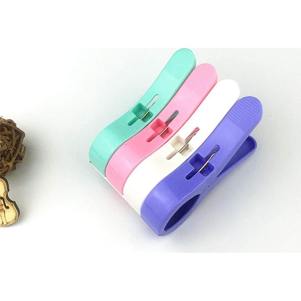 Clips de Toalla de Playa Jumbo IELEK - 8 Piezas Multiusos