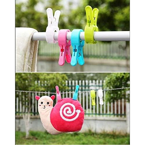 Clips de Toalla de Playa Jumbo IELEK - 8 Piezas Multiusos