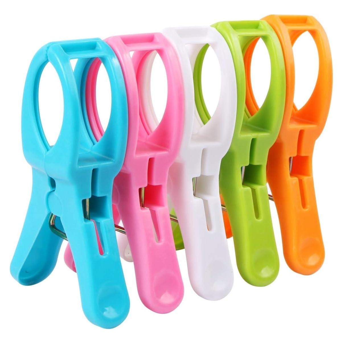 Pinzas para Toallas de Playa Teqooza - Paquete de 5 Colores