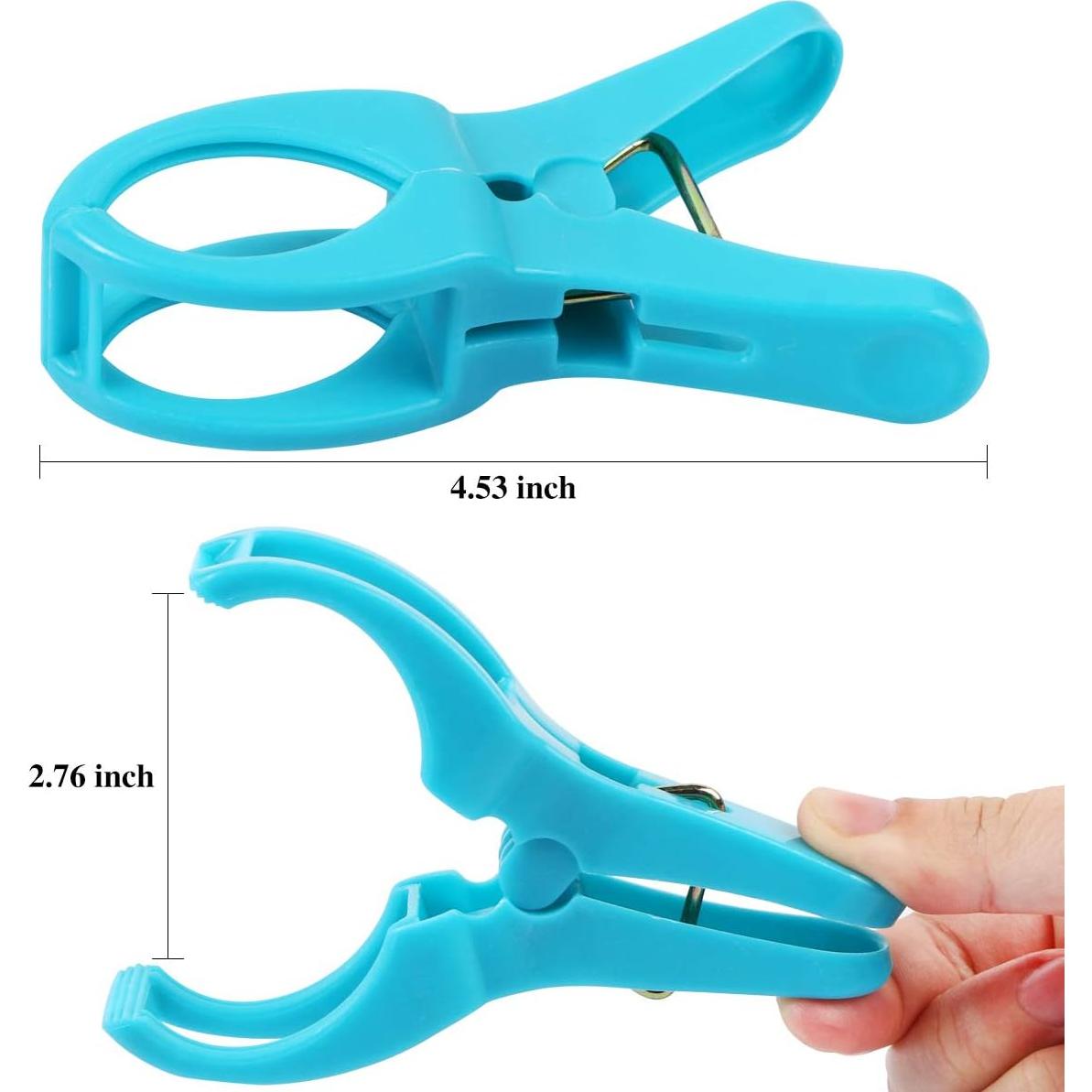 Pinzas para Toallas de Playa Teqooza - Paquete de 5 Colores