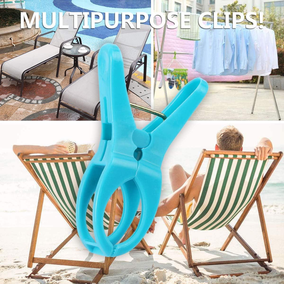 Pinzas para Toallas de Playa Teqooza - Paquete de 5 Colores