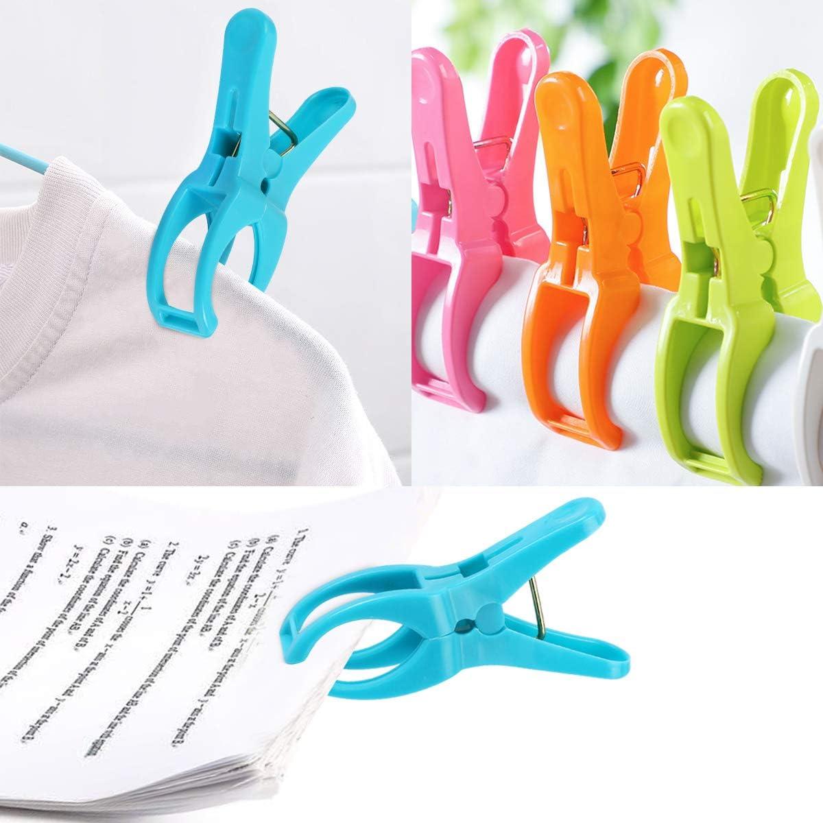 Pinzas para Toallas de Playa Teqooza - Paquete de 5 Colores