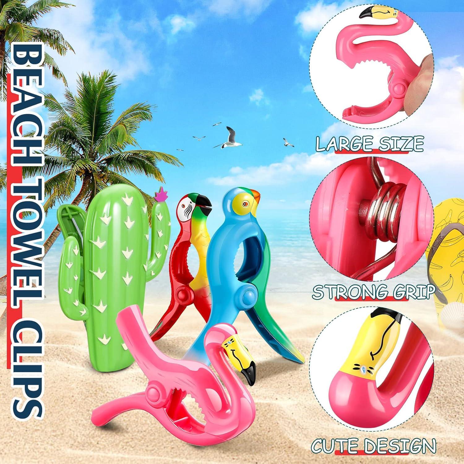 Clips para Toallas de Playa Sieral - 8 Pcs Multi Estilo
