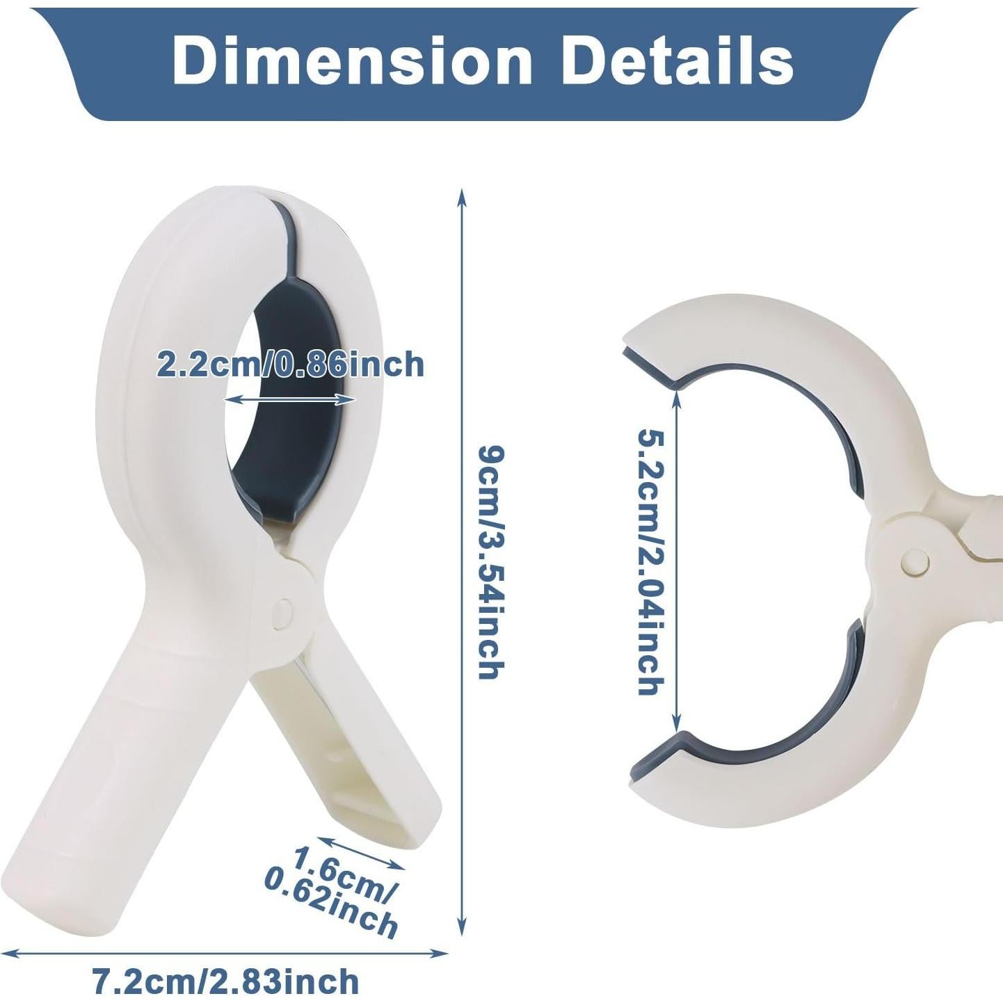 Clips de Toalla de Playa CCINEE 12 Piezas Antideslizantes