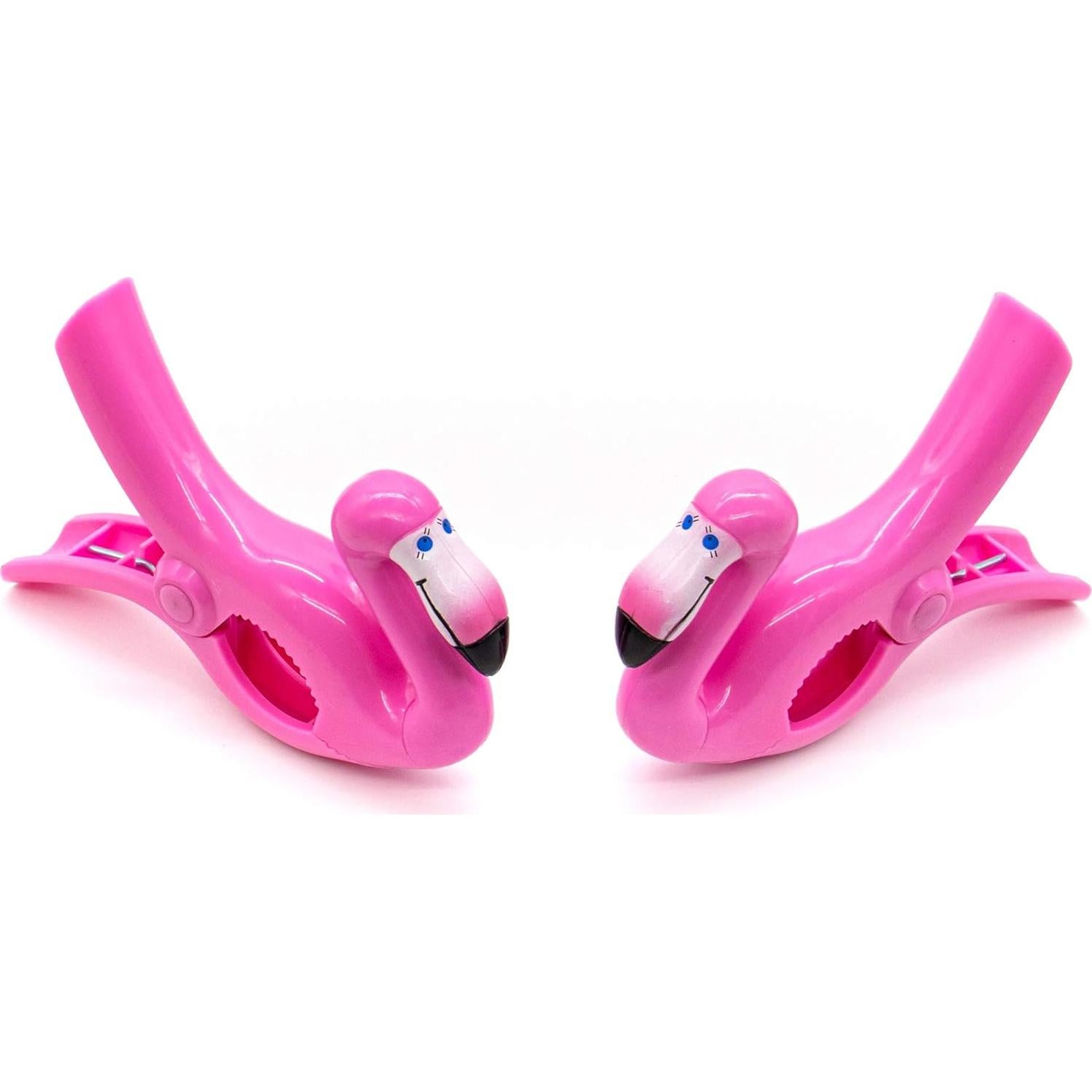 Clips de Toalla AUEAR Flamingo Rosa - Paquete de 4, 13cm