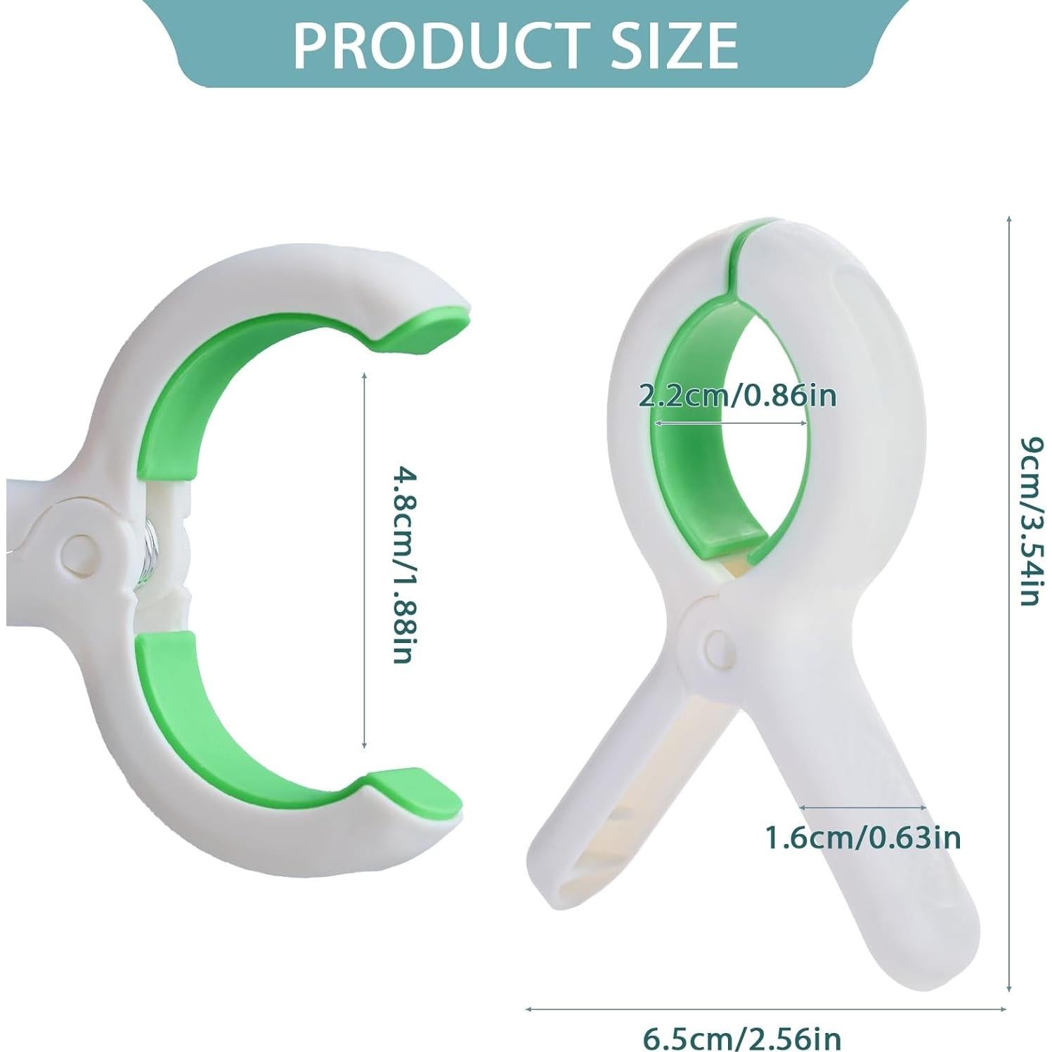 Pinzas para Toallas de Playa MKJFRME - Paquete de 12 Multicolor