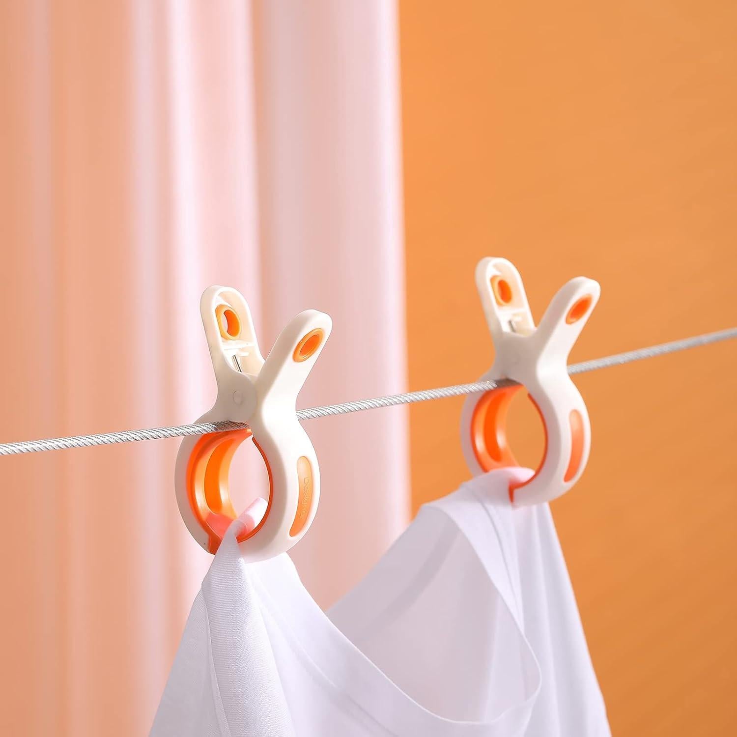 Paquete de 9 Clips para Toallas de Playa KIZZHISI - 9.4 cm