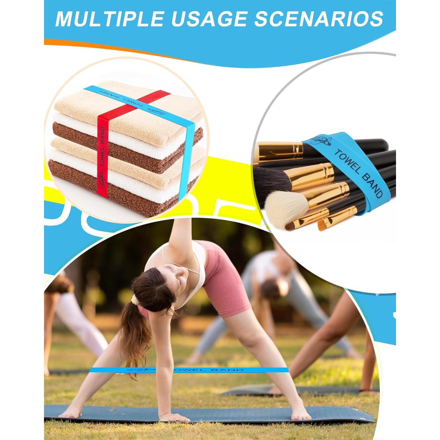 6 Correajes para Toallas de Playa Seocsing - Resistentes y Portátiles