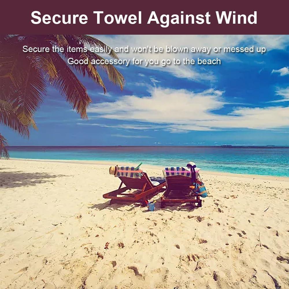 Paquete de 12 Bandas de Toalla de Silicona SUJAYU Multicolor