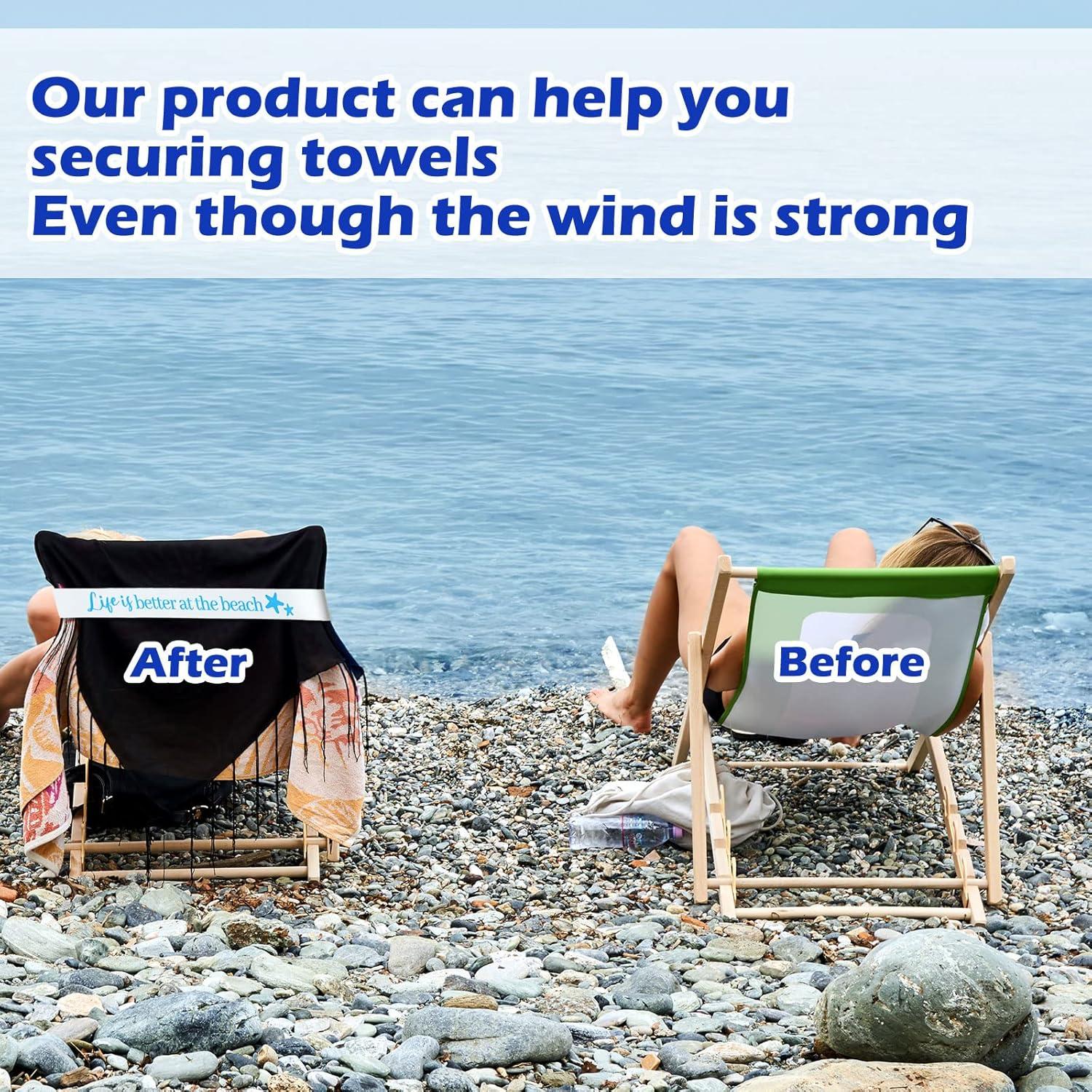 Clips de Toalla para Sillas de Playa Junkin - 8 Piezas