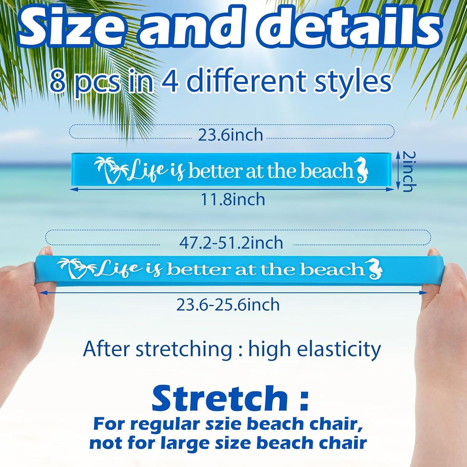 Clips de Toalla para Sillas de Playa Junkin - 8 Piezas