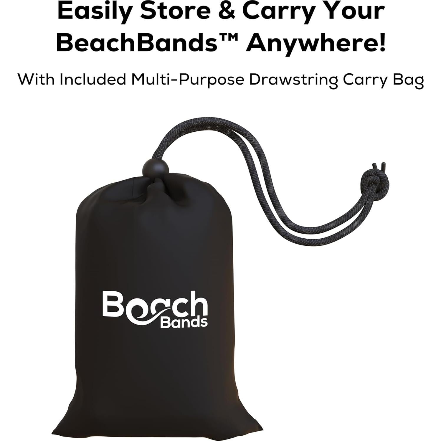 Bandas de Toalla de Playa BeachBands - Paquete de 6 Silicona UV