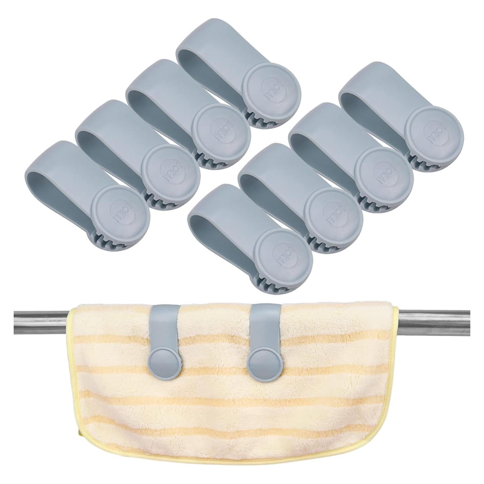 Clip para Toallas de Cocina Hipruict - Paquete de 8 Azul