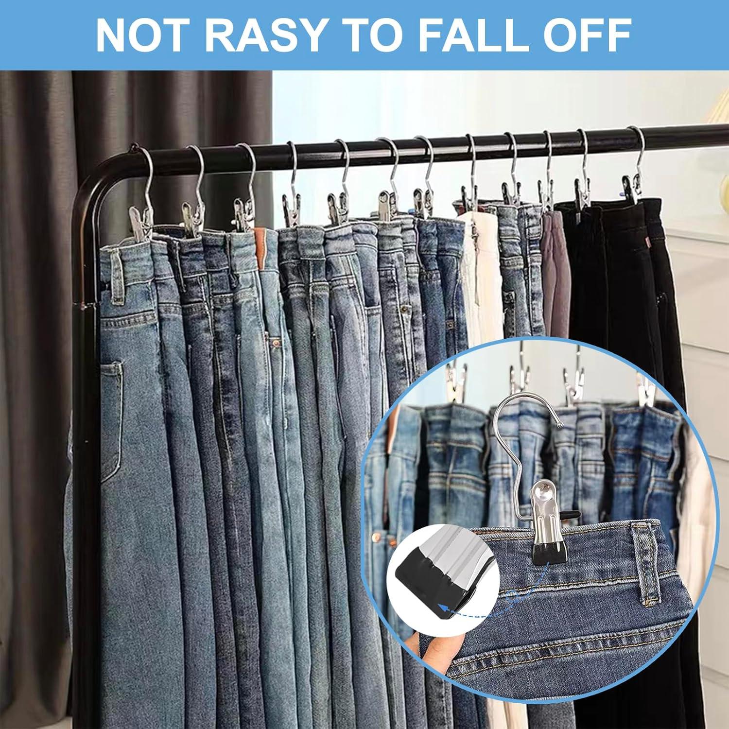 Ganchos para colgar botas VEESON - Paquete de 12, acero inoxidable