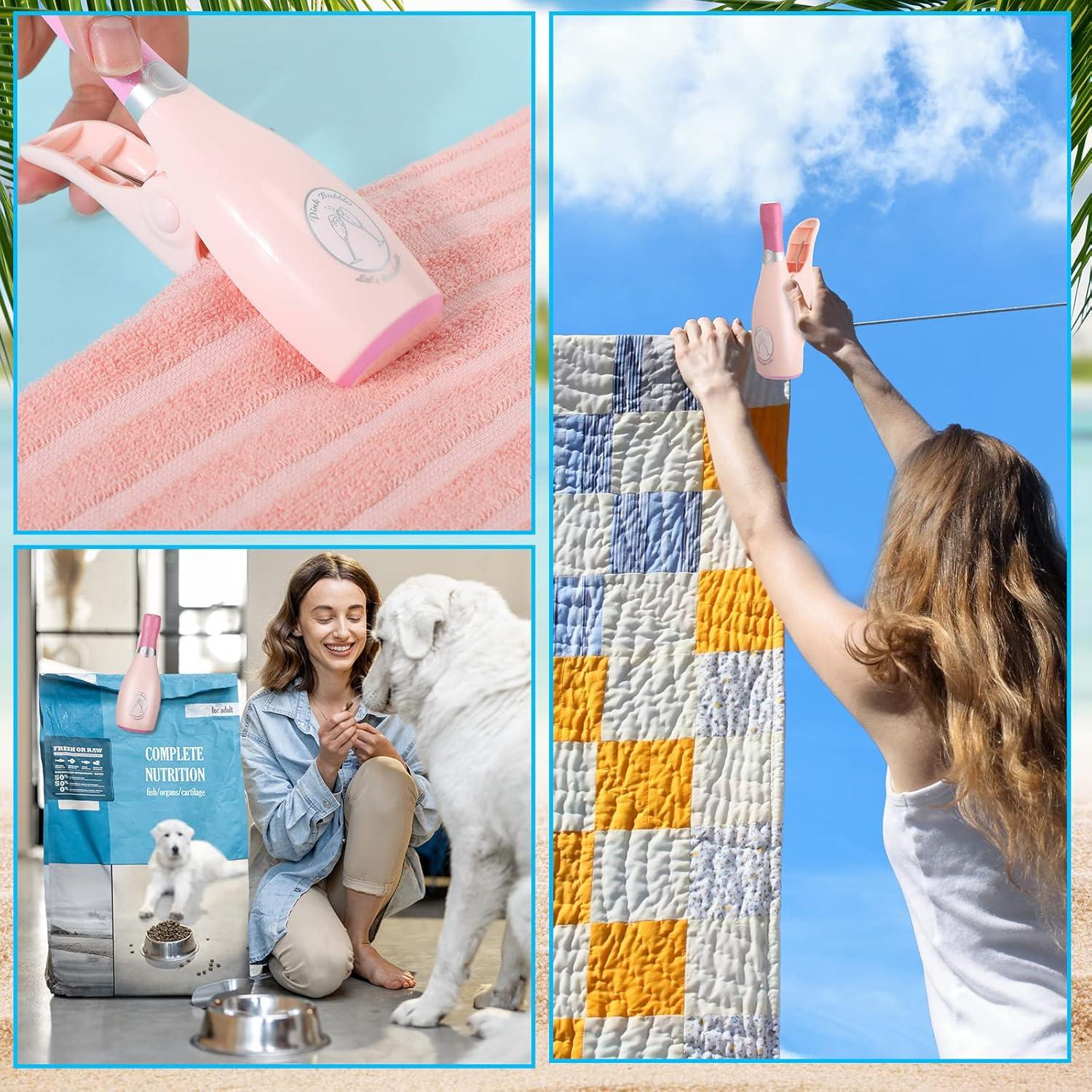 Clips de Toalla de Playa Sieral 4 Piezas Color Champán