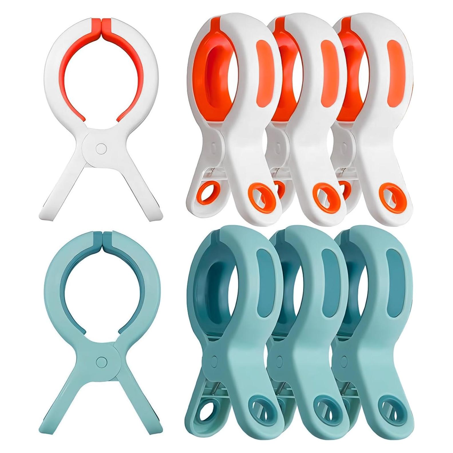 Pinzas para Toallas de Playa FUYAHA - Paquete de 8 Unidades