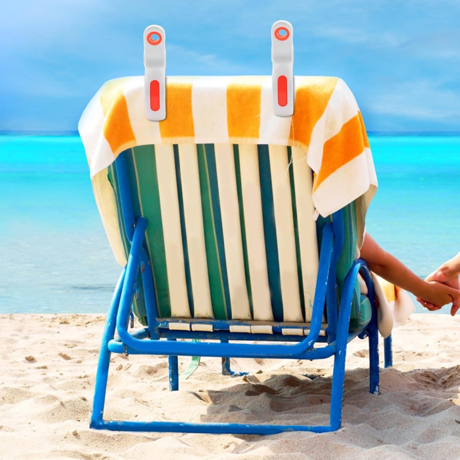 Pinzas para Toallas de Playa FUYAHA - Paquete de 8 Unidades