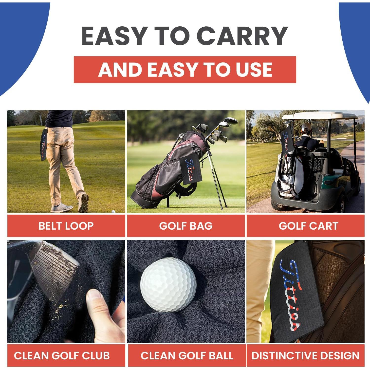 Toalla de Golf K9King Microfibra 40x60cm - Accesorios Divertidos