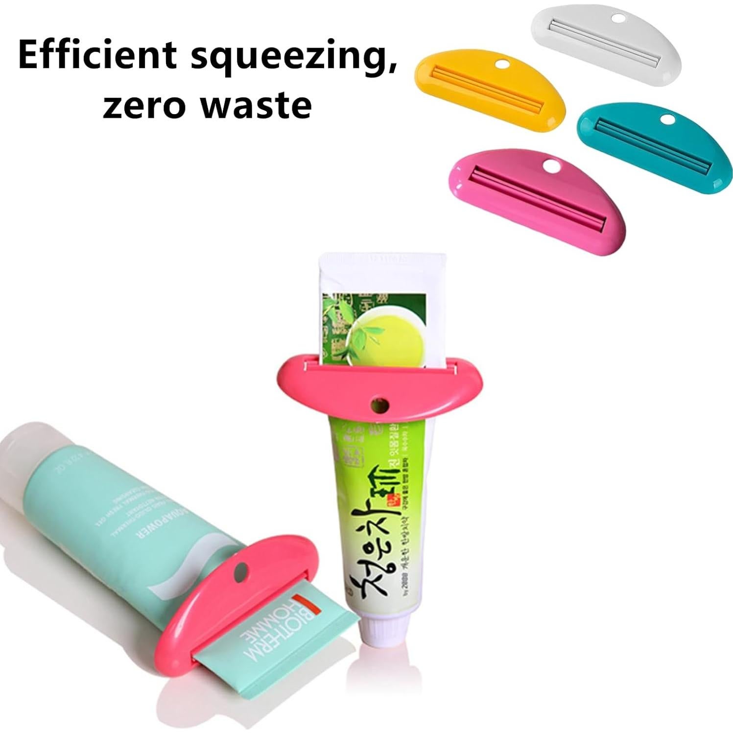 Juego de 4 exprimidores de pasta de dientes Shuaigetoao - Colores surtidos