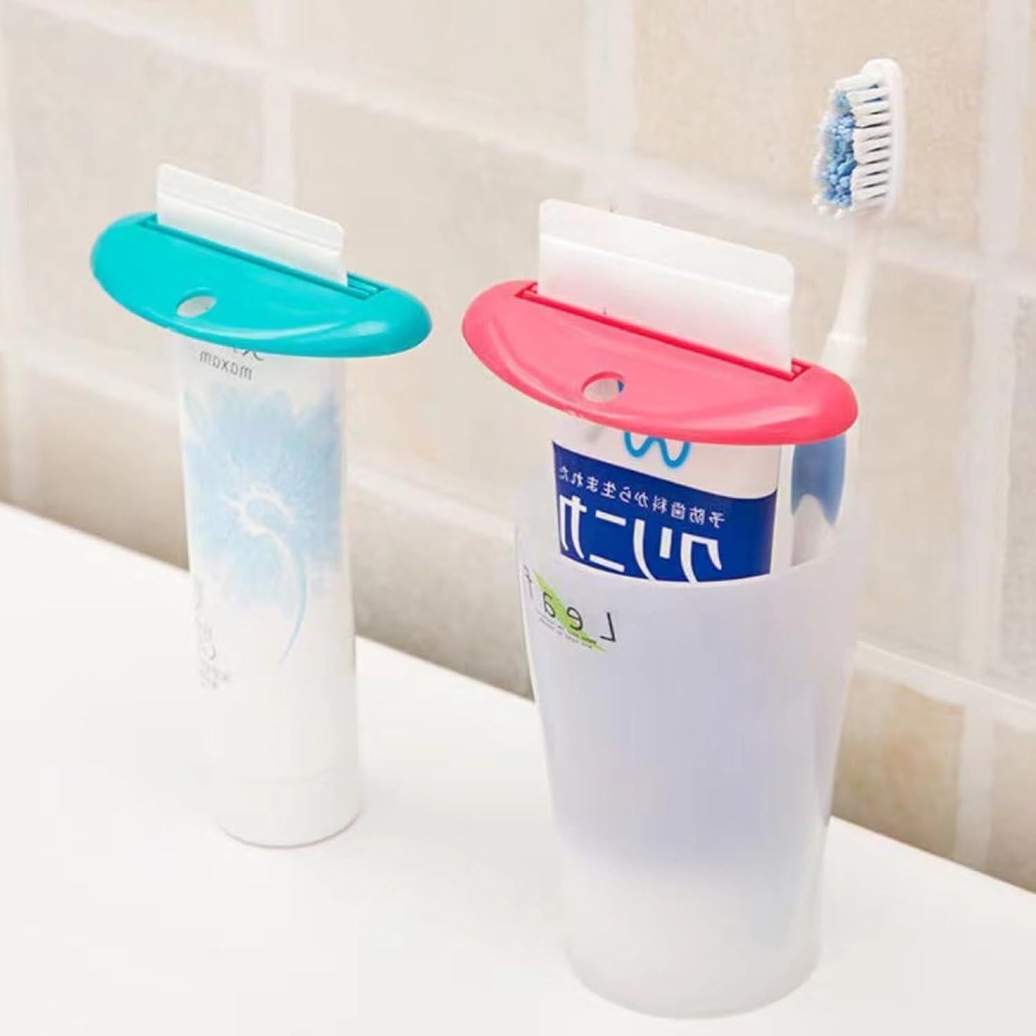 Juego de 4 exprimidores de pasta de dientes Shuaigetoao - Colores surtidos